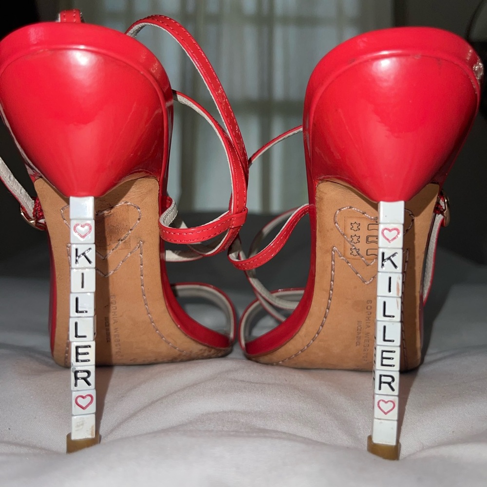 Sophia Webster - Lolipop Red Heels